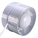 SAILFLO 100 mm extracteur d'air silencieux 12W 130m³/h