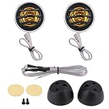 Qiilu 2 pièces 12 V 130 W Super Tweeter Voiture 2 Pouces
