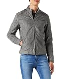 Jack & Jones Jjerocky Noos Veste en Cuir synthétique,
