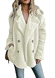 YMING Femme Veste Courtue Hiver Veste Chaude Manteau
