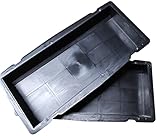 FHONYX 2 PCS Moules à béton 50x20x6cm, bord, palisade,