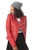 Schott NYC - Blouson - Femme - Rouge (Red) - FR : 40