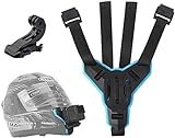 TELESIN Sangle de Casque de Moto Support de Fixation
