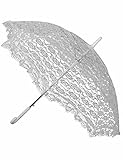 DEGUISE TOI - Ombrelle blanche imitation dentelle -