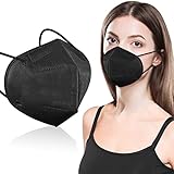 KKmier 30 Pièces Masque FFP2 Noir, Masques FFP2 Médicaux