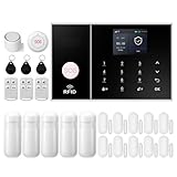 XNY Alarme Maison sans Fil 4G, 24 Pièces WiFi Systèmes