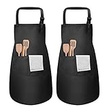 2 Pcs Tablier Enfant 3-12 Ans, Réglables Kids Tablier