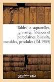 Tableaux anciens et modernes, aquarelles, gravures,