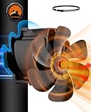 semai Ventilateur Poele à Bois 6 Pales, Silencieux