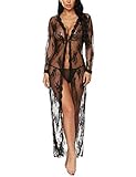 BESDEL Robe de Lingerie Sexy pour Femmes Voir à Travers