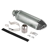 Shkalacar Pot d'échappement universel pour moto, petit