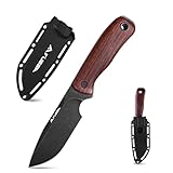 FLISSA Couteau de Chasse et de Survie à Lame Fixe 14C28N,