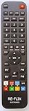 Re-Flix Superior Light Télécommande 4 en 1 pour TV