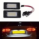 Yuk 2 x Licence plaque d'immatriculation lumière LED