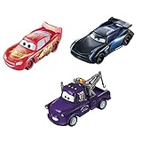 Mattel Disney Pixar Cars Color Changers pack 3 voitures