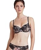 Aubade Femme Magic Garden Soutien gorge, Pivoine Noir,