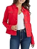Wrangler Authentics Veste en Jean, Rouge/Excursion,