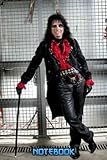 Notebook : Alice Cooper Notebook Lined Page Gift Book