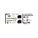 Pivot de portail bois avec seuil fixé à la résine -