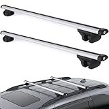 WODHMIEY Barres de toit universelles en aluminium de