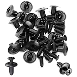 QZKJQDD Lot de 50 rivets à expansion en plastique de