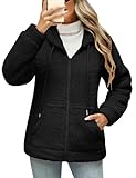 Yuson Girl Veste Polaire Femme Zippé Chaud Teddy Décontracté