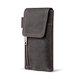 Hengwin Pochette en Cuir Véritable pour Hommes, Petit
