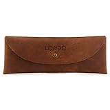 Londo Étui en Cuir Véritable avec Fermeture Bouton-Pression