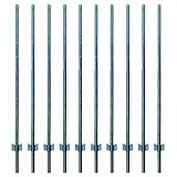 ARIFARO poteau de Clôture 150cm Poteaux Métalliques