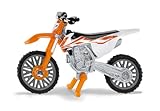 siku 1391, Moto KTM SX-F 450, Métal/plastique, Orange/Blanc,