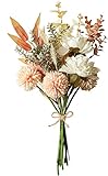 YELIKIT Fleurs Artificielles Plantes Faux Soie Bouquet