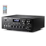 Amplificateur Audio 2 Canaux, Moukey 220W Amplificateur