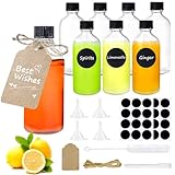 Mispudin Mini Bouteille Verre, 8 x 100ml Petite Bouteille