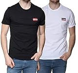 Levi's 1Pk Crewneck Graphic T-Shirt, 1 Pack, SW White/Mineral