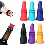 Paquet De 6 Bouchons Bouteille Pour Vin et Champagne,