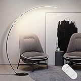 Lampadaire à Arc LED Salon, Lampadaire sur Pied LED