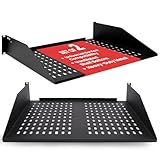 Pyle Pack de 2 étagères pour Rack de Serveur 48.26