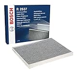 Filtre d'habitacle au charbon actif Bosch R2537, 5,9