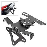 GZYF Support de plaque d'immatriculation pour moto