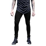 Hommes Denim Jeans Coupe Slim Chino De Base Occasionnels