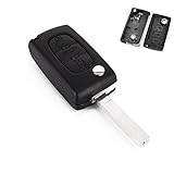 Coque clé plip télécommande 3 bouton Coffre 107 207