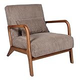 HOME DECO FACTORY, HD0348, Fauteuil Salon Cotele Scott