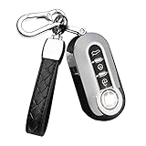 HIBEYO Coque de Protection pour clé de Voiture Fiat