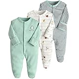 amropi Barboteuse pour Bébé Combinaison en Coton Garçon