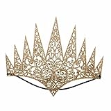 FIESTAS GUIRCA | Diadème de Reine Dorée (Taille Unique)