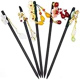 Saijer Bâtonnets De Cheveux,5 PCS Bâtons De Cheveux