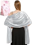heekpek Satin Foulard Chale Femme Mariage Echarpes