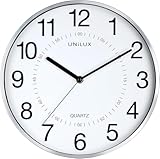Unilux Aria Horloge Murale 30.5cm Systeme Quartz avec