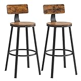 VASAGLE Tabouret Bar Industriel, Lot de 2, Chaises