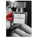 Chanel Poster d'art au parfum célèbre Décoration murale
